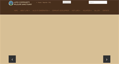 Desktop Screenshot of lumoconservancy.com