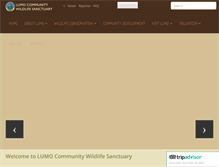 Tablet Screenshot of lumoconservancy.com